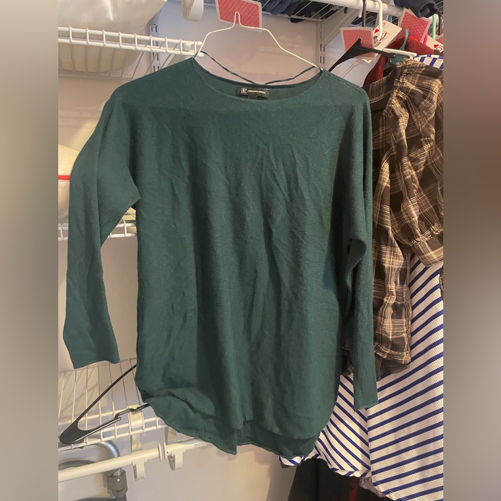 Hunter green sweater INC size medium